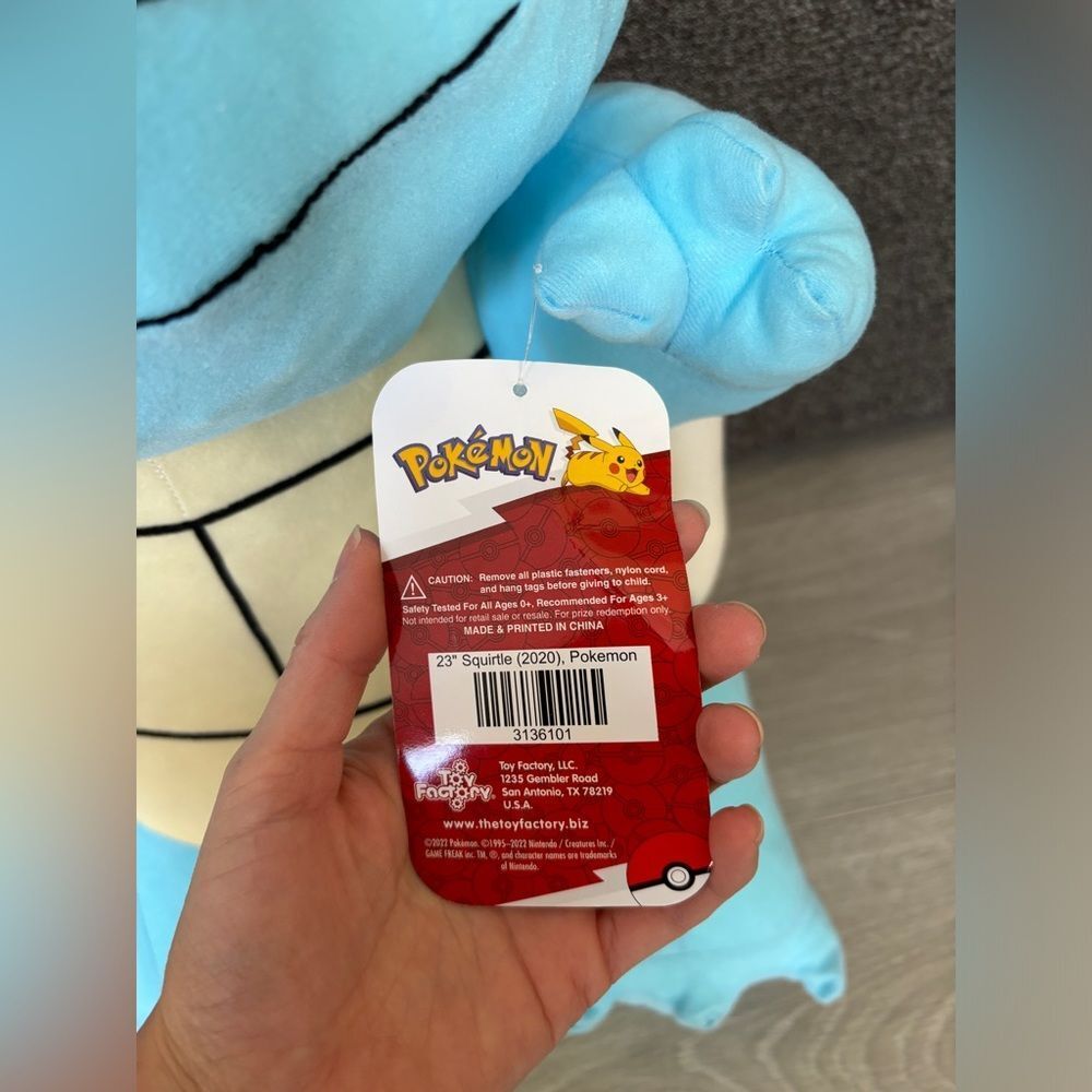 23” Pokemon Squirtle - Picture 2 of 3